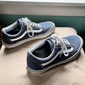 Blue and white VANS OFF THE WALL
